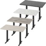 Ferrea bord med rektangulär 115x70 cm skiva